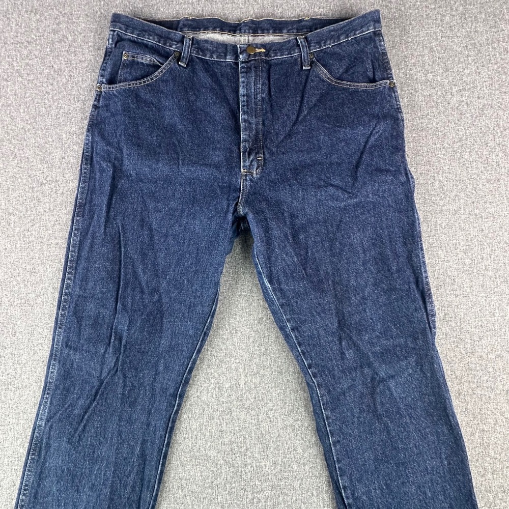 Wrangler Jeans Mens 40x32 96501MR Blue Regular Fit‎ Denim Authentic Jeans